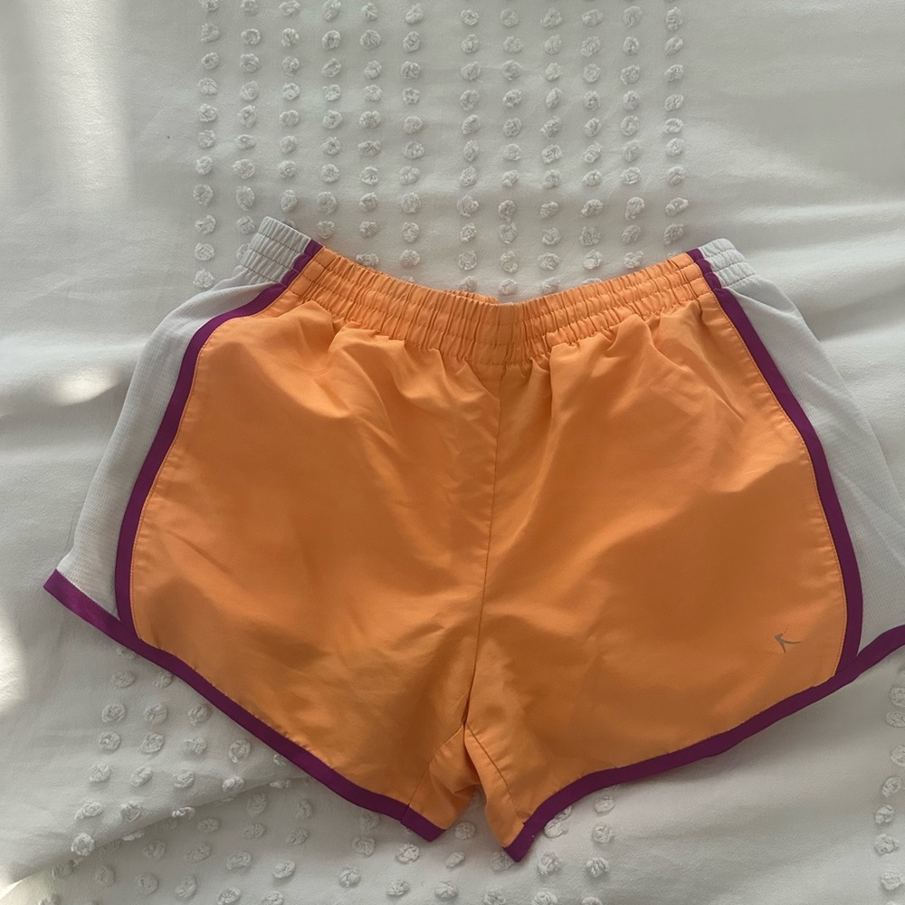 Danskin Now Vibrant Orange Athletic Shorts